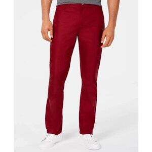 Alfani Men's Twill Pants Red SIze 30 X 30